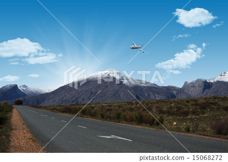 Composite image of graphic airplane Composite image of graphic airplane 15068272