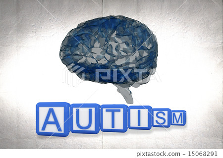 Composite image of autism building blocks Composite image of autism building blocks 15068291