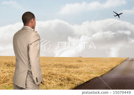 Composite image of thinking businessman 15070449