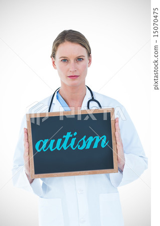 Autism against doctor showing chalkboard 15070475