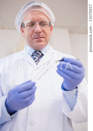 Scientist doing experimentations in plants Scientist doing experimentations in plants 15070957