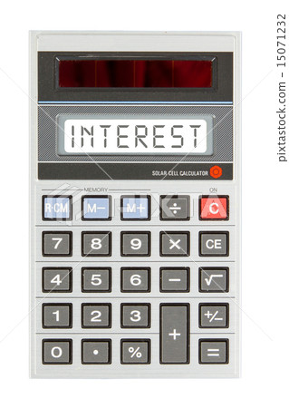 Old calculator - interest 15071232