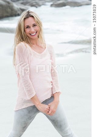 Smiling blonde looking at camera Smiling blonde looking at camera 15073819