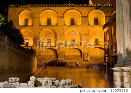 Mezquita Facade at Night Mezquita Facade at Night 15074810