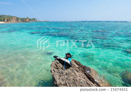 在沖繩釣魚·虹膜釣魚 在沖繩釣魚·虹膜釣魚 15074931