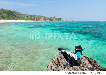 在沖繩釣魚·虹膜釣魚 在沖繩釣魚·虹膜釣魚 15074936