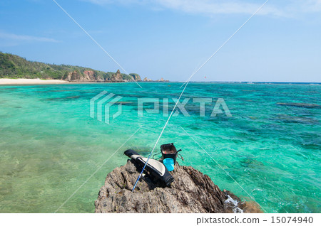 在沖繩釣魚·虹膜釣魚 15074940