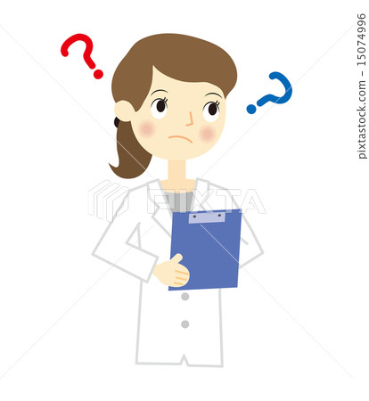 Female Researcher Of White Coat Stock Illustration 15074996 Pixta