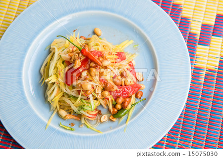 papaya salad or what we called "Somtum" in Thai papaya salad or what we called "Somtum" in Thai 15075030