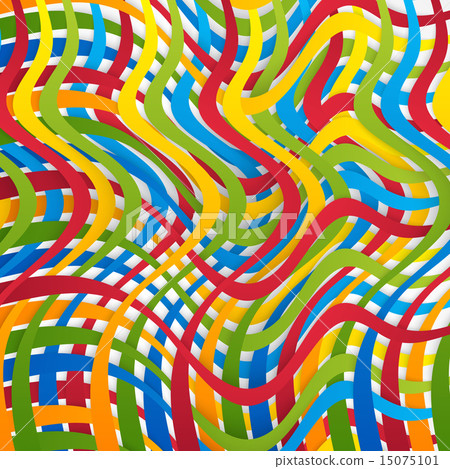 Vector abstract background design waves.  15075101