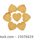 Heart shaped cookies blossom 15076629