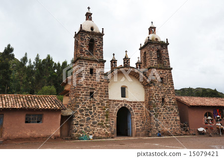 Peru Lakuchi ruins church Peru Lakuchi ruins church 15079421