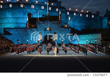 Military tattoo performed in Scotland Edinburgh Castle Military tattoo performed in Scotland Edinburgh Castle 15079877