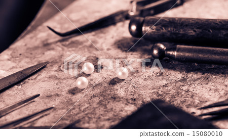 Working desk for craft jewelery making 15080010