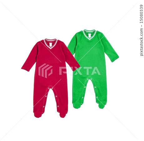baby clothes isolated on the white background baby clothes isolated on the white background 15080339