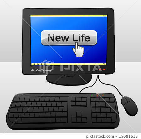 new life computer concept new life computer concept 15081618