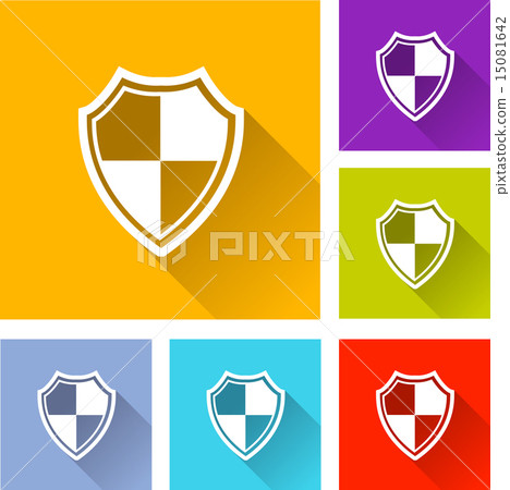 shield icons 15081642