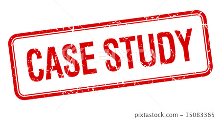 case study red square grungy isolated stamp - Stock Illustration ...