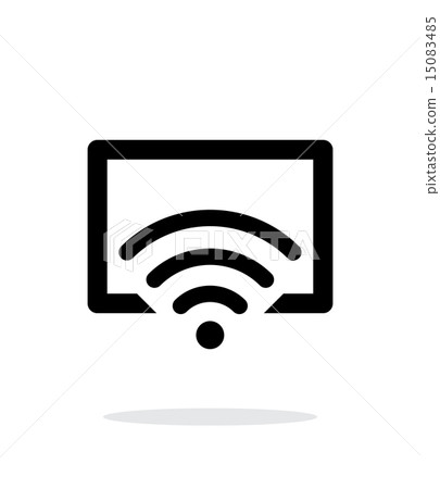 Remote control TV simple icon on white background. Remote control TV simple icon on white background. 15083485