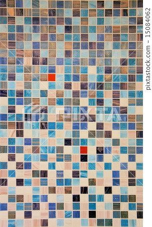 Blue mosaic tile Blue mosaic tile 15084062