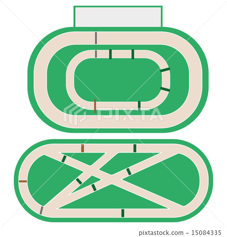 Hippodrome stadium for horse racing. Hippodrome stadium for horse racing. 15084335
