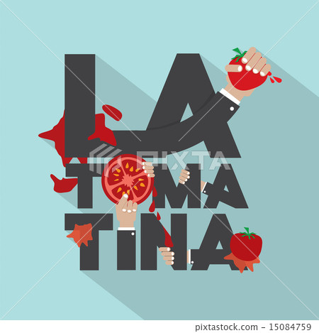 La Tomatina Typography Design La Tomatina Typography Design 15084759