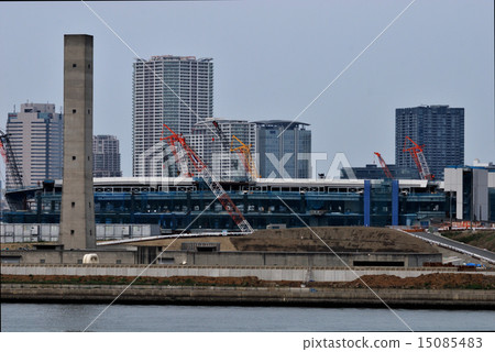 Toyosu new market under construction 15085483
