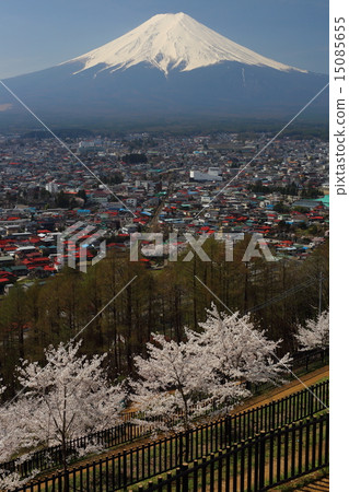 I look up Fuji from Shin-ichi Asama Shrine 15085655