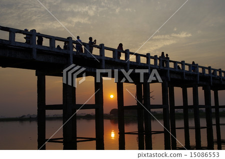 緬甸/阿馬拉布拉/烏本橋/緬甸/阿馬拉布拉/烏班橋 15086553