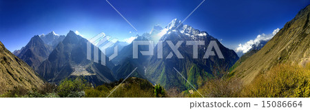 Beautiful mountain landscape 15086664