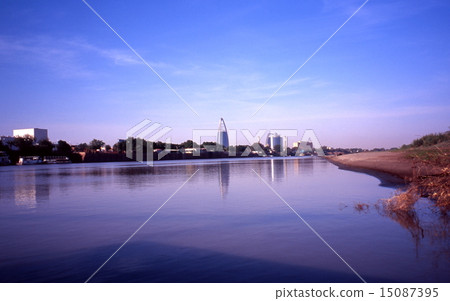 Riverside scenery of the Nile river Riverside scenery of the Nile river 15087395