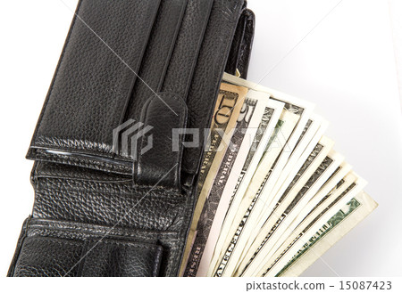 Dollars in the wallet . 15087423