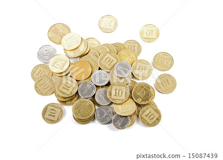 Coins of different denominations . 15087439