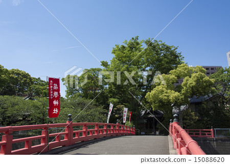 Shimbun Bridge of Ebara Shrine 15088620