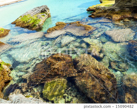 A view of a rocky shore of a Sicily island A view of a rocky shore of a Sicily island 15090482