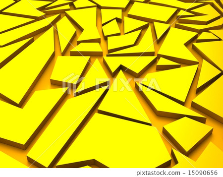 golden chaos mesh background rendered golden chaos mesh background rendered 15090656