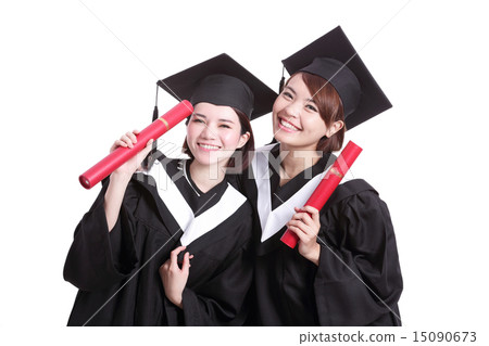 happy graduates students 15090673