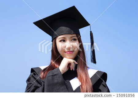 happy graduate student girl happy graduate student girl 15091056