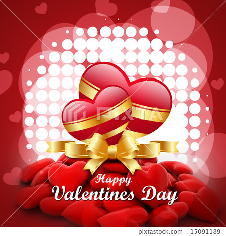 red love heart, valentines day concept red love heart, valentines day concept 15091189