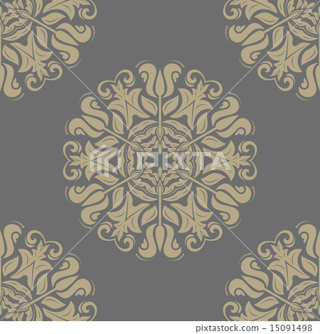 Floral Seamless Pattern. Orient Abstract Background Floral Seamless Pattern. Orient Abstract Background 15091498