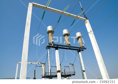 part of high-voltage substation part of high-voltage substation 15092151