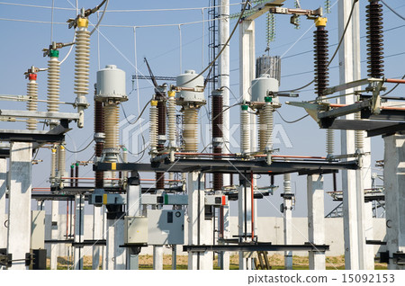 part of high-voltage substation part of high-voltage substation 15092153