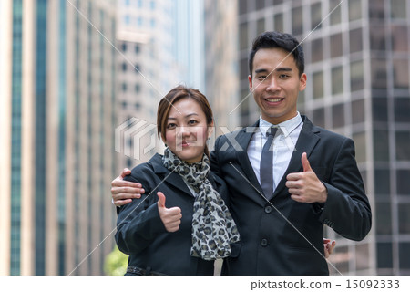 Business grow with happiness and bright future Business grow with happiness and bright future 15092333