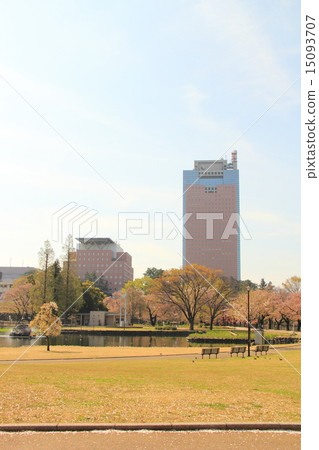Gunma prefectural government office (screen right) and Gunma prefectural police headquarters (screen left) Gunma prefectural government office (screen right) and Gunma prefectural police headquarters (screen left) 15093707