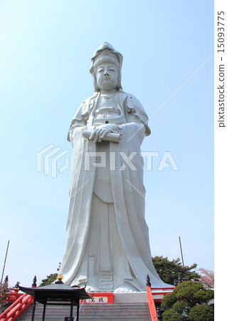 Takasaki white coat large Kannon Takasaki white coat large Kannon 15093775