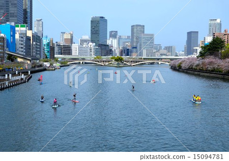 Scenery from Osaka Temmabashi Scenery from Osaka Temmabashi 15094781