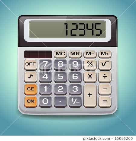 Realistic Vector Electronic Calculator Realistic Vector Electronic Calculator 15095200