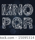 Vector Constellation Geometric Font M-R 15095314