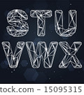 Vector Constellation Geometric Font S-X 15095315