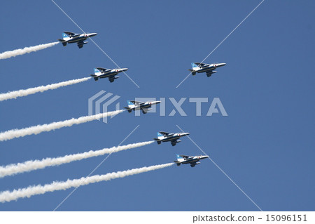 藍色衝動水平飛行 15096151